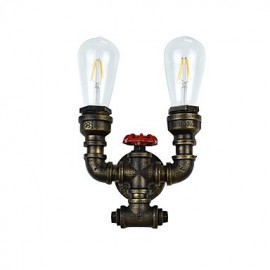 AC 220-240 8 E27 Rustic/Lodge Traditional/Classic Antique Brass Feature for LED Bulb Included,Ambient Light LED Wall Lights Wall Light