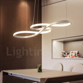 Modern / Contemporary Light Aluminum Alloy Pendant Light with Acrylic Shade for Living Room, Dinning Room, Bedroom, Hotel