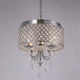 1 Light Modern/Contemporary Pendant Lights with Crystal Shade for Living Room, Dining Room, Bedroom, Hotel