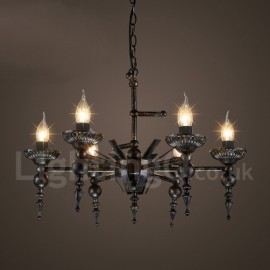 Industrial Style Steel Lighting Living Room, Study, Dining Room, Clothing Store, Coffee Store, Hotel Pendant Chandelier Light